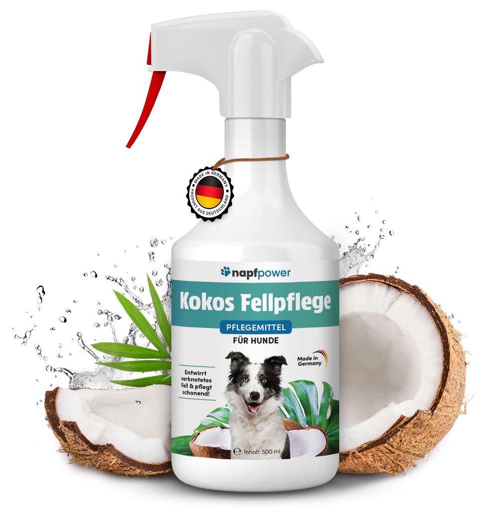 napfpower Fellpflege Hund mit Kokosduft (500 ml ) - Produktbild 