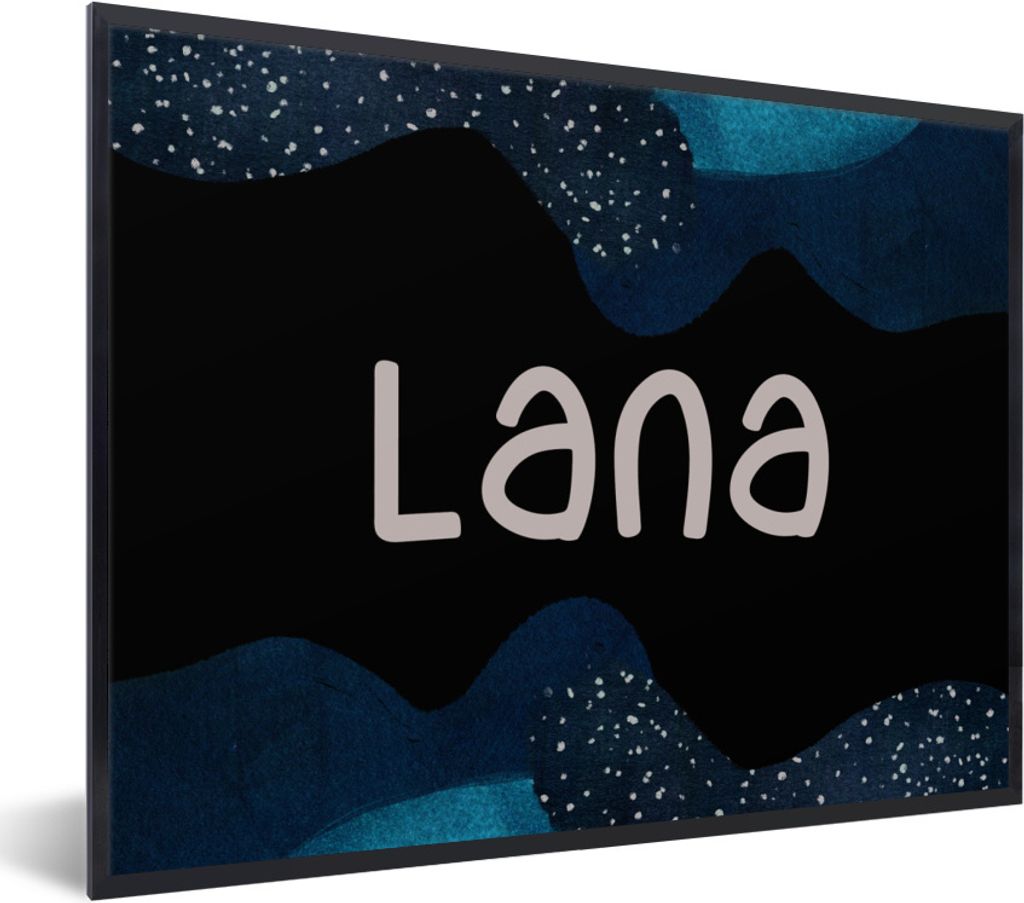 MuchoWow® Gerahmtes Poster Lana - Pastell - Mädchen 80x60 Produktbild 