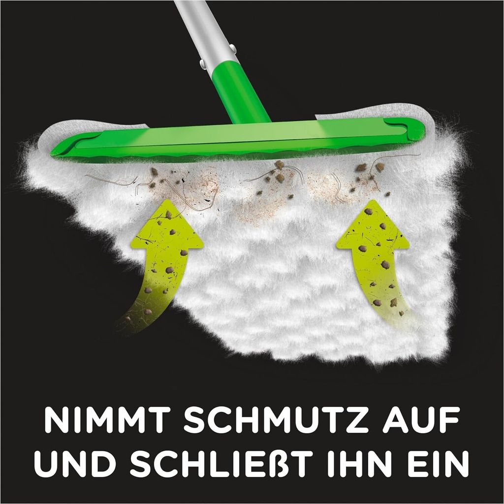20 Panni Asciutti In Microfibra Compatibili Swiffer Sweeper – Per Pavimenti In Legno, Polvere E Peli Animali – Usa E Getta