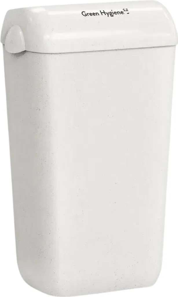 Corbeille à papier robuste 23L blanc chiné contre l'encombrement