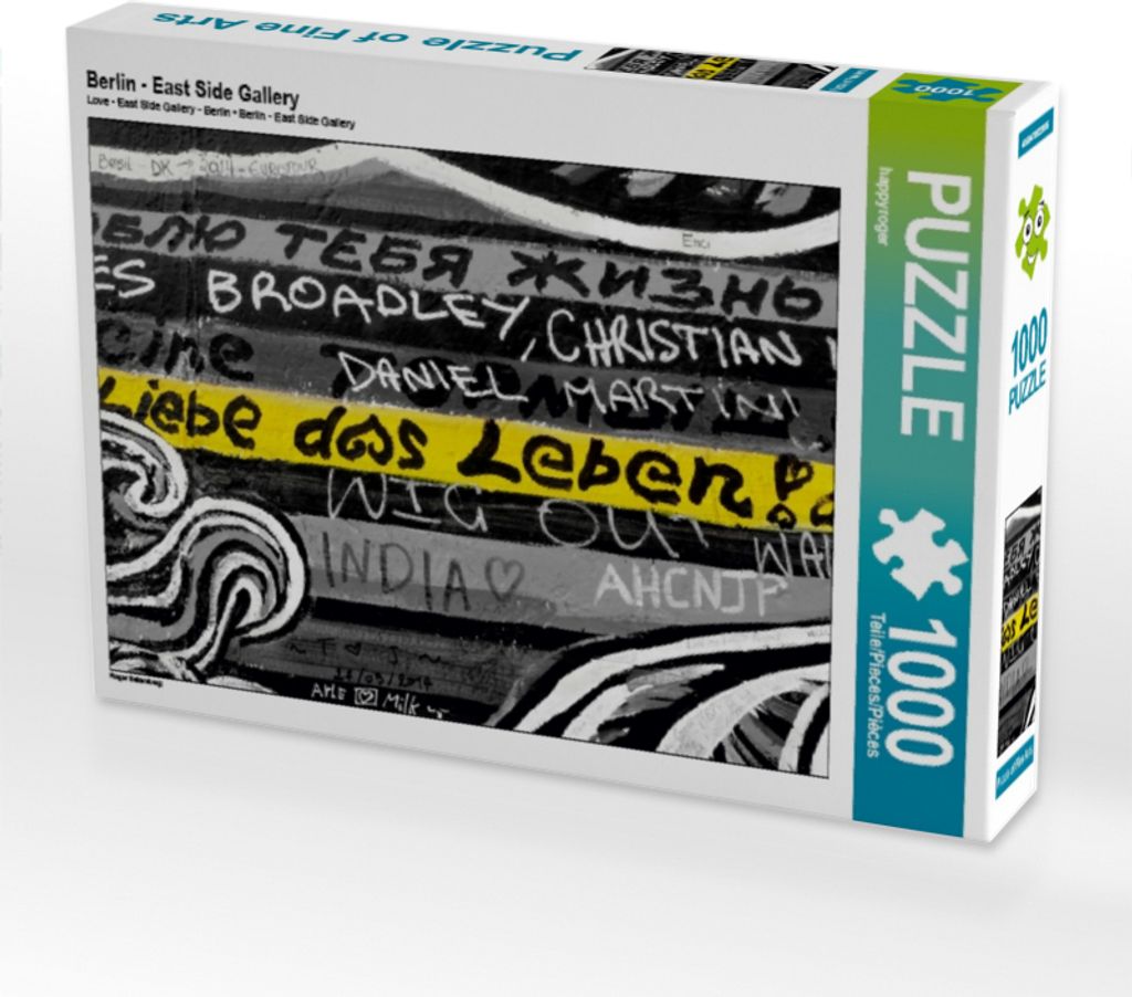 Calvendo Berlin - East Side Gallery 1000 Teile Puzzle quer Produktbild 