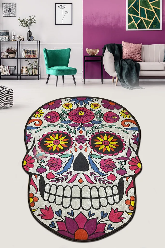 Mijolnir Skull Tappetino Bagno Antiscivolo CHL4985 | Assorbente 700g