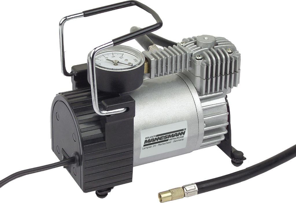 Brüder Mannesmann Minikompressor Aluminium 12 V 01790 Produktbild 1