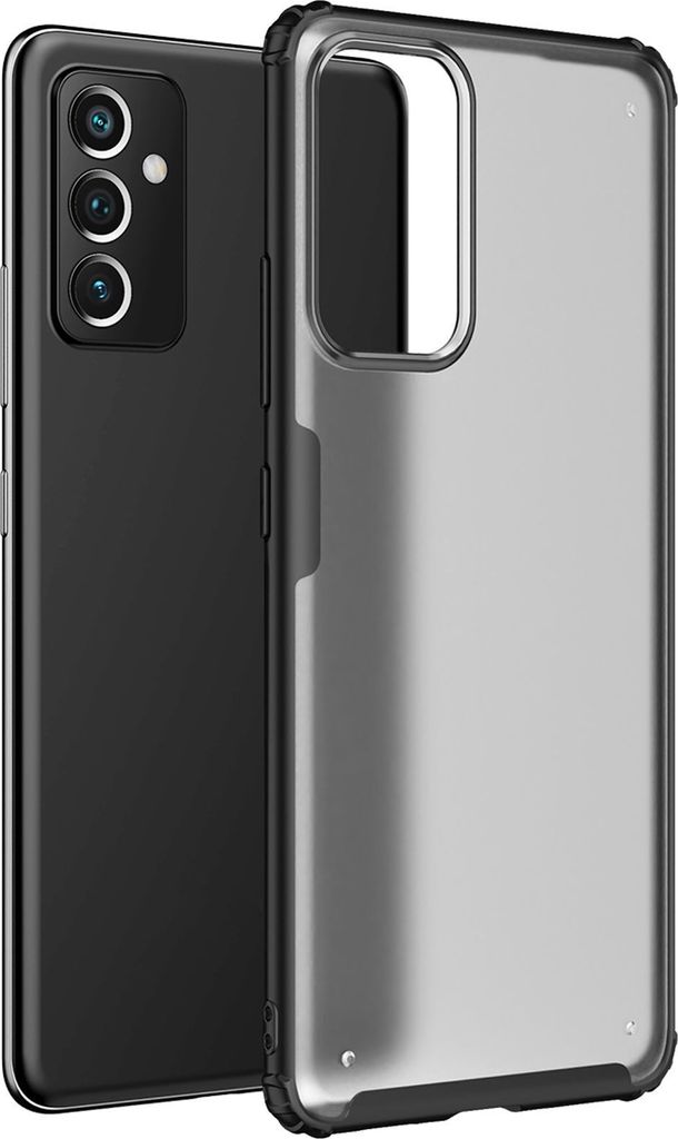 Mobigear Shockproof Samsung Galaxy A82 5G Hülle Hardcase Backcover Stoßfest - Schwarz