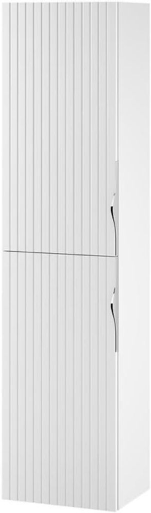 VBChome Hochschrank 40x30x160 cm Weiß Badmöbel Hängeschrank Badschrank Hängeschrank Türen Badezimmerschrank Badregal