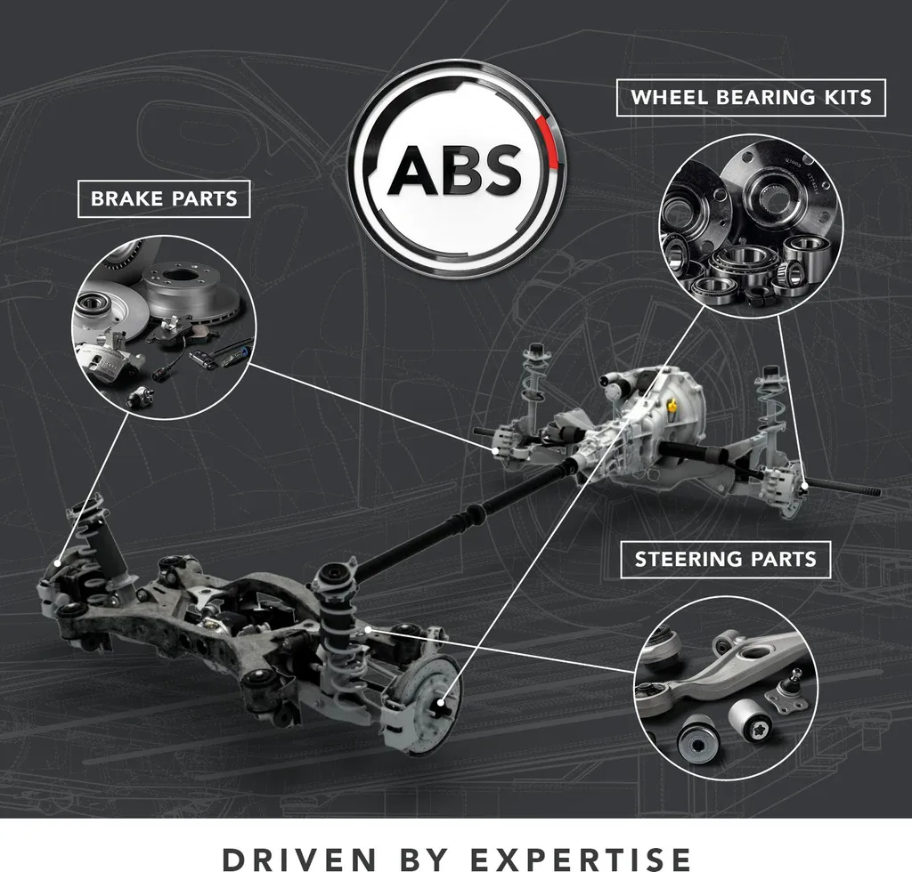 A.B.S. 250149 Tirante anteriore sinistro per VW GOLF II (19E, 1G1) CORRADO (53I) Jetta II (19E, 1G2, 165) Jetta Mk1 (16) per SEAT Ibiza II (6K1)