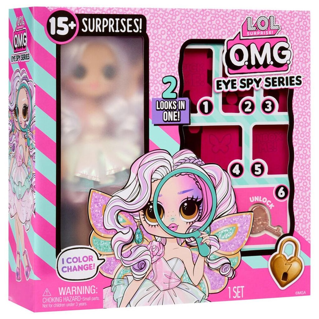 L.O.L. Surprise! OMG Eye Spy - Fairy, Lalka modowa, Damski, Zdjęcie produktu 