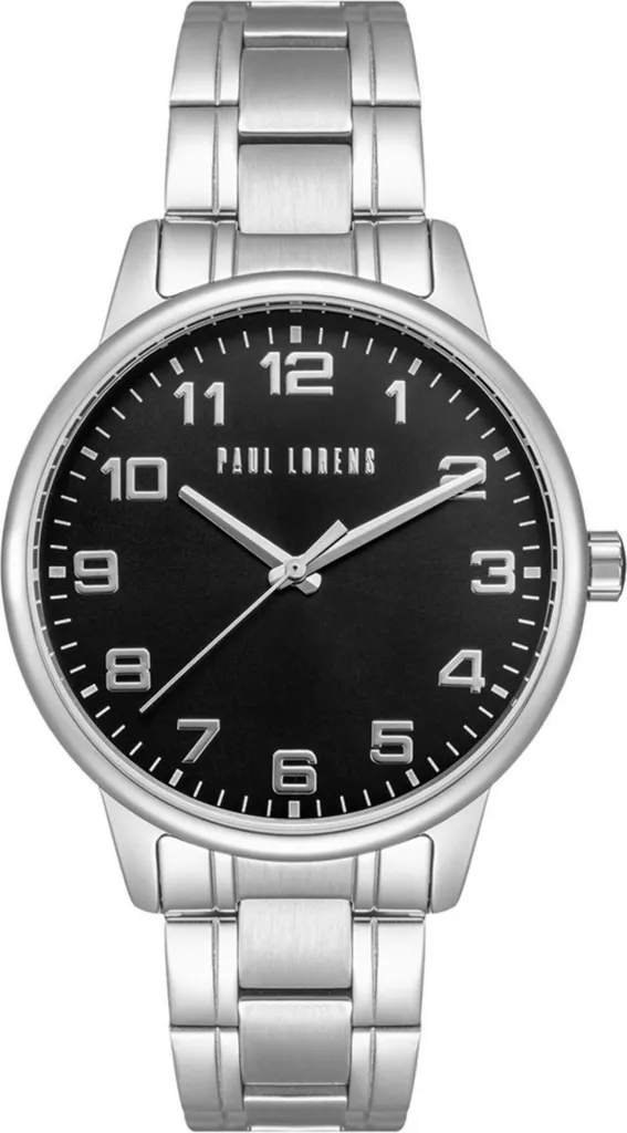 Montre Paul Lorens PL20018B1C1 Étanche avec Verre Minéral Anti-Reflets