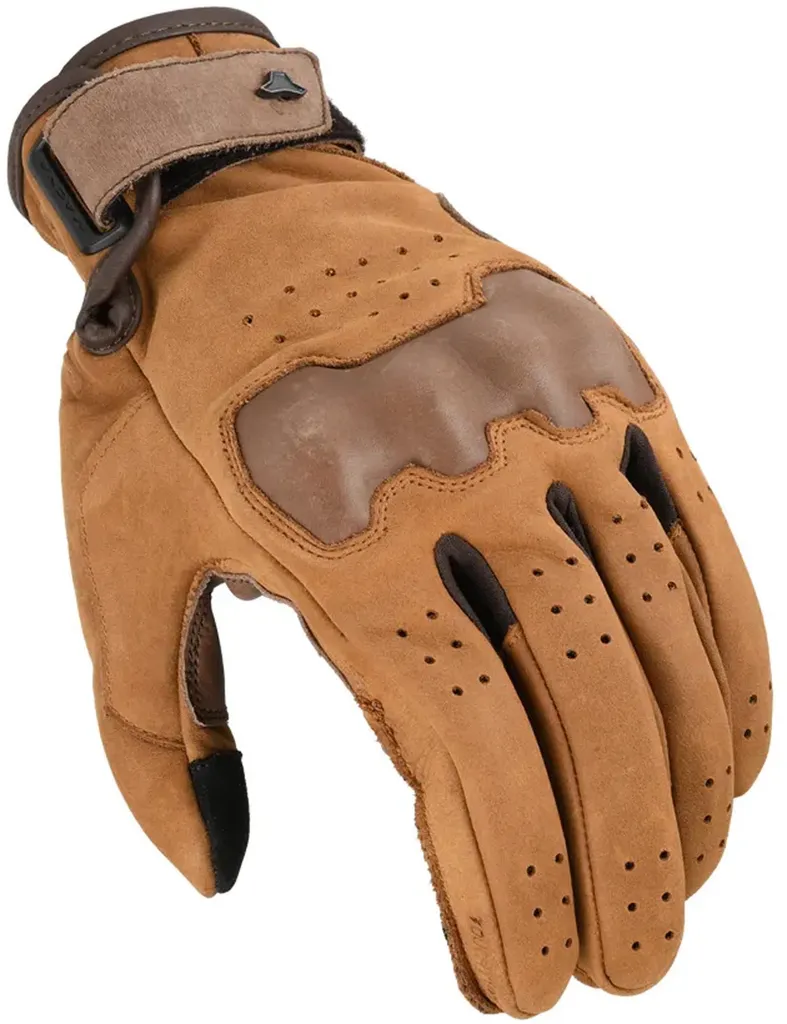 Gants de moto été et mi-saison Macna Sawyer Marron 2XL - Look Vintage