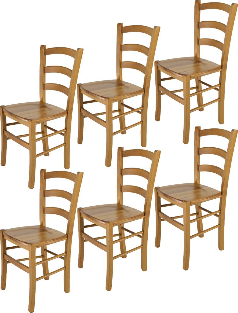 t m c s Tommychairs - Set di 6 sedie VENICE per cucina e Immagine del prodotto 
