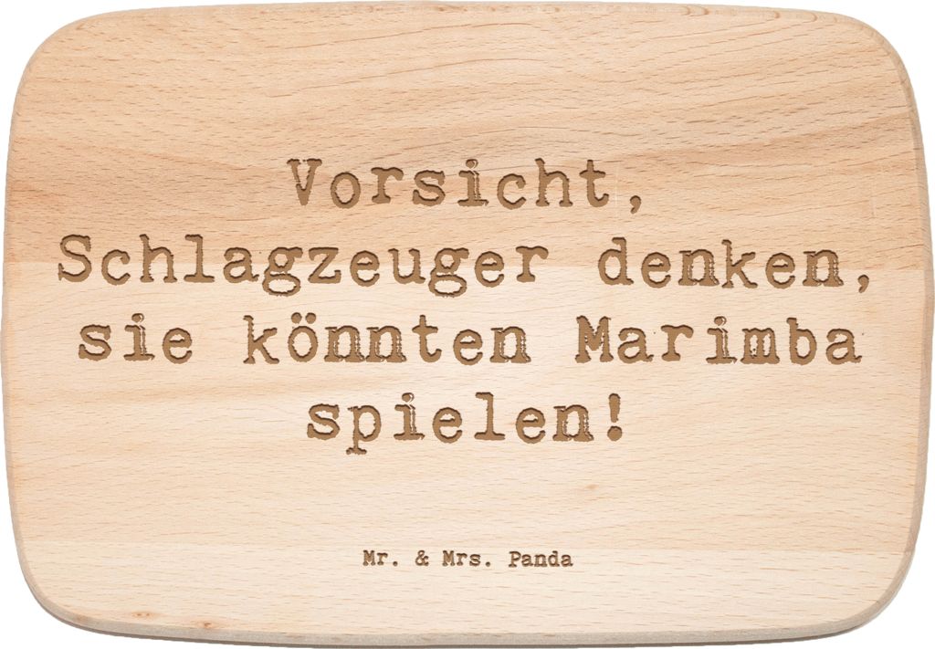Mr. & Mrs. Panda Schneidebrett Holz Spruch Marimba Humor - Transparent - Geschenk, schneidbrett, Frühstücksbrettchen, Lernen, Frühstücksbrett, ...