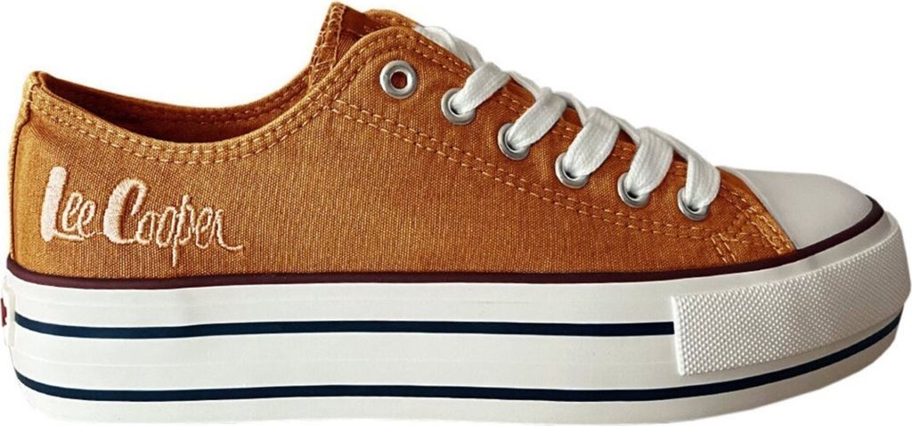 Damen-Sneaker mit dicker Sohle Lee Cooper LCW-24-31-2216 Orange 40