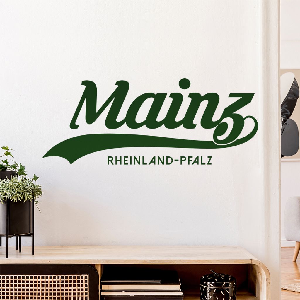 Mainz Rheinland-Pfalz Wandtattoo Wandaufkleber Wall Sticker - Dekoration, Küche, Wohnzimmer, Schlafzimmer, Badezimmer