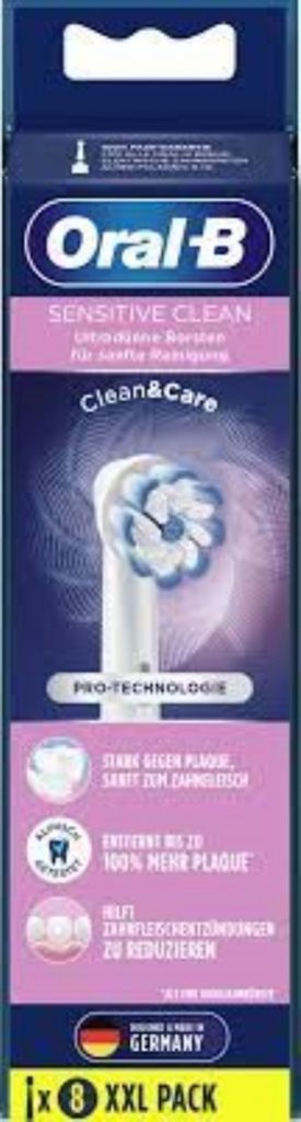 Nástavce kartáčků Oral-B Sensitive Clean 8er Obrázek produktu