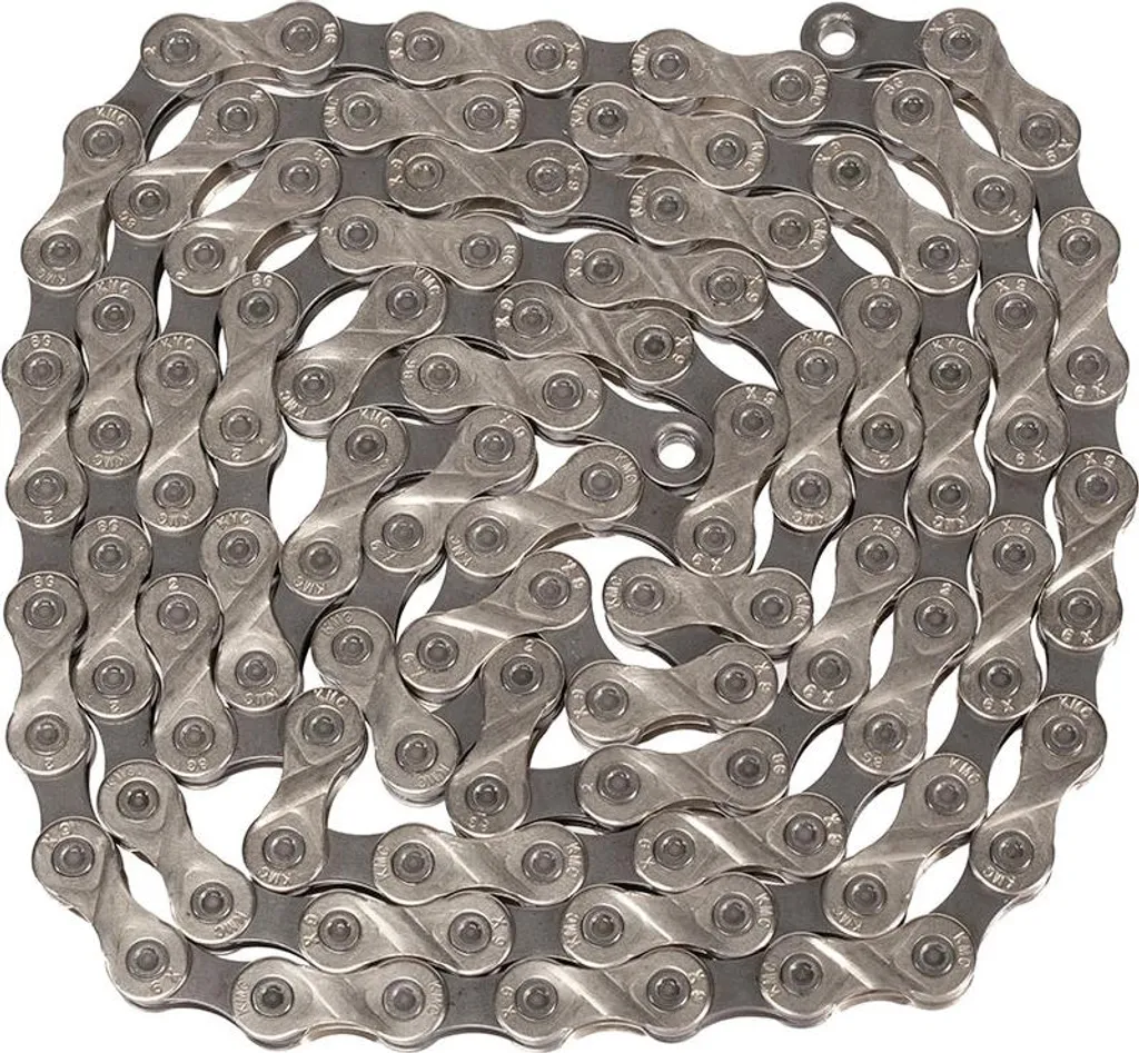 Chaîne de Vélo 9 Vitesses KMC X9 Silver 116L Transmission Route VTT