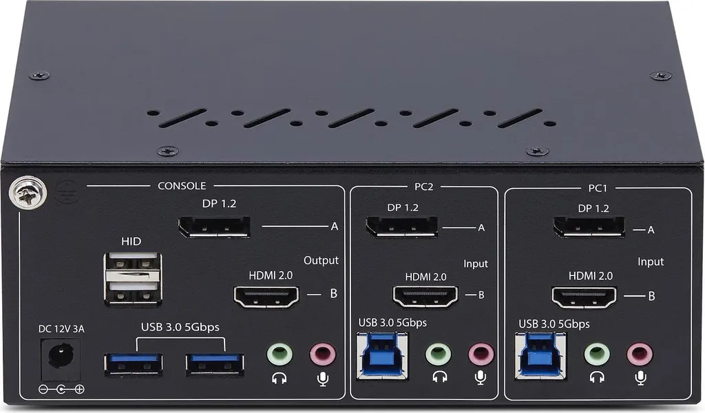 Switch KVM Double Moniteur DP HDMI 4K USB 3.0 - StarTech.com 5Gbps