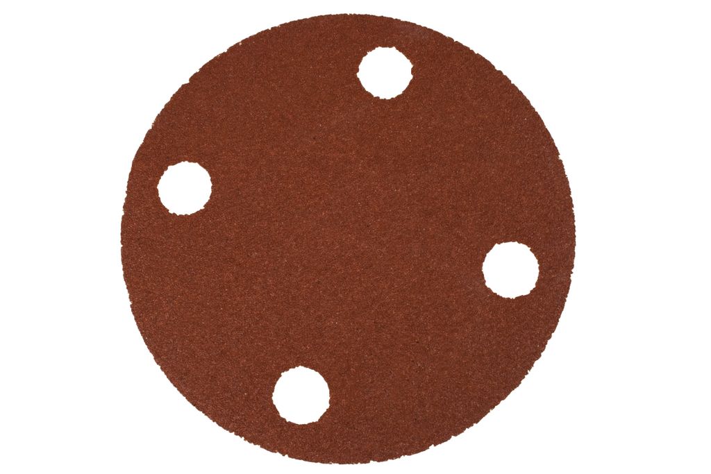 Eibenstock Schleifpapier P24 (Halbedelkorund, 6-fach gelocht, Klett), Ø 225 mm, 10Stück/Pack 10 Stk
