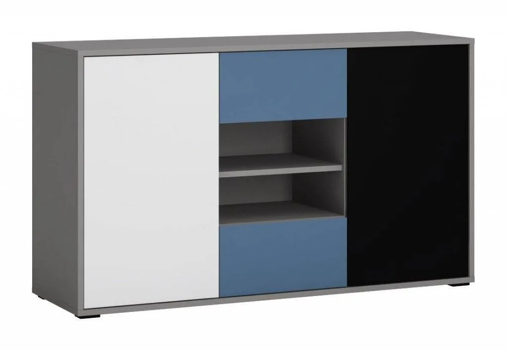 Commode Laser pour Optimiser l'Espace Salon - Grand Volume de Rangement