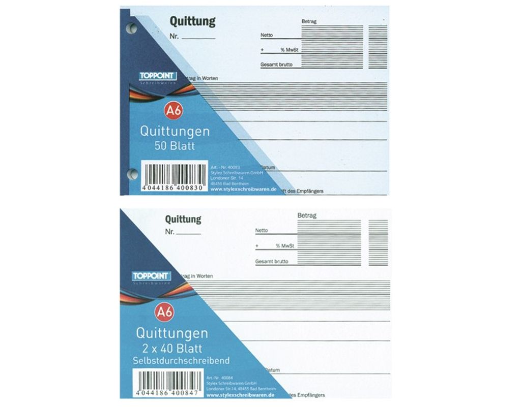 25 x QUITTUNGSBLOCK für Kleinunternehmer, SD,2 x 50 BLATT,QUITTUNG 19,(22427) eB 25 x QUITTUNGSBLOCK für Kleinunternehmer, SD,2 x 50 BLATT,QUITTUNG 19,(22427) eB