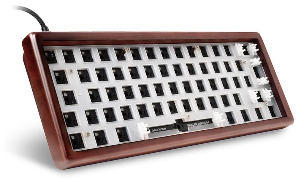 Sharkoon SKILLER SGK50 S4 Gen2 Wood Barebone holz