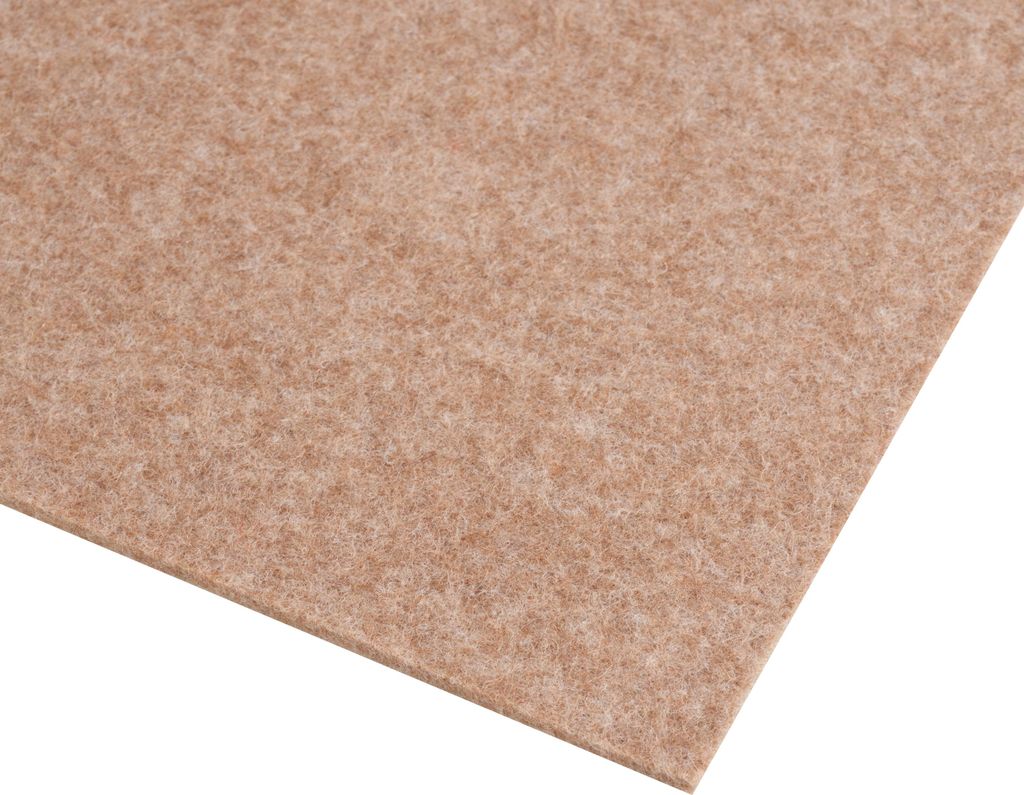 stafil Textilfilz 50x70 cm 3 mm dick 540 g/qm Hellbraun Melange