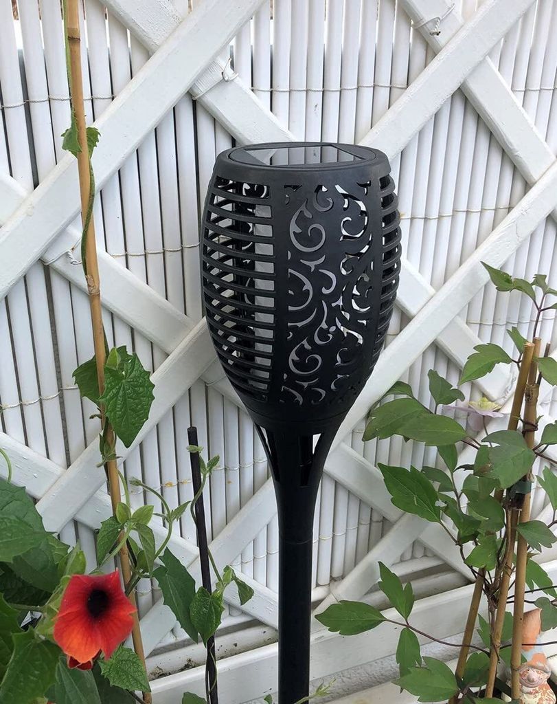 Kynast Garden Solarfackel Gartenstecker mit Flammeneffekt Höhe 78cm
