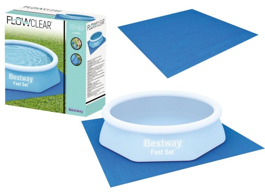 Bestway 58000 / 24, Podložka, Modrá, Polyetylen, Nadzemný Obrázok produktu 