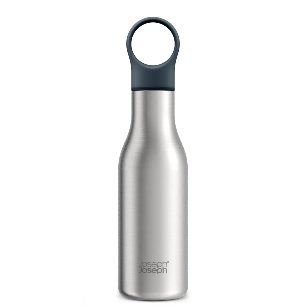 Thermos Joseph Joseph Loop 500ml Argento | Doppia Parete Sottovuoto