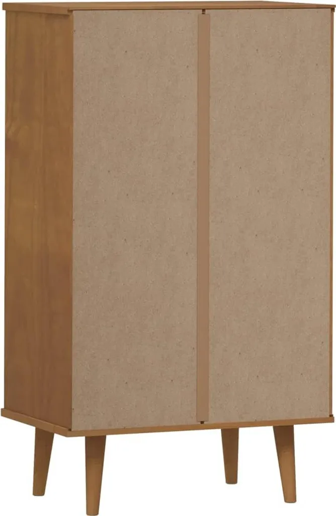 Rangement chaussures compact pin massif MOLDE pour entrée - Marron - 7