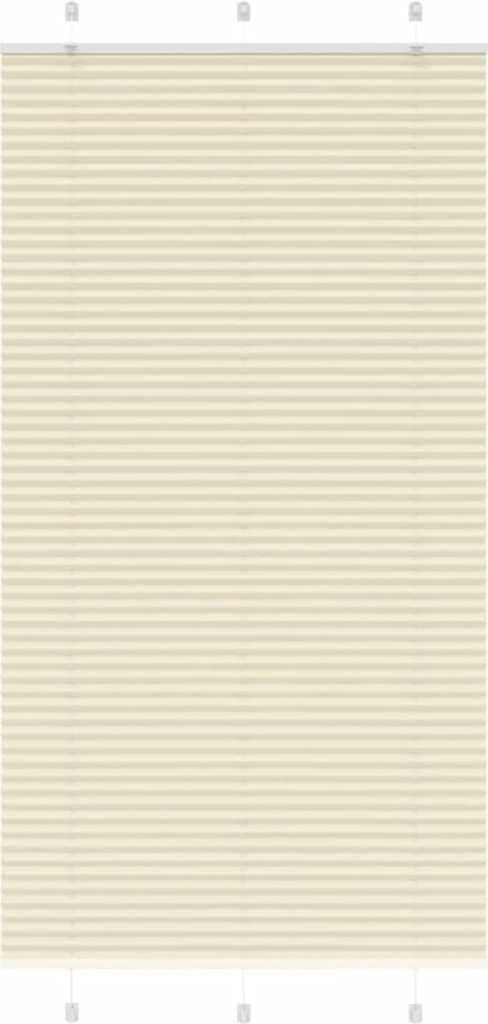 Plissee Creme 100x200 cm Stoffbreite 99,4 cm Polyester