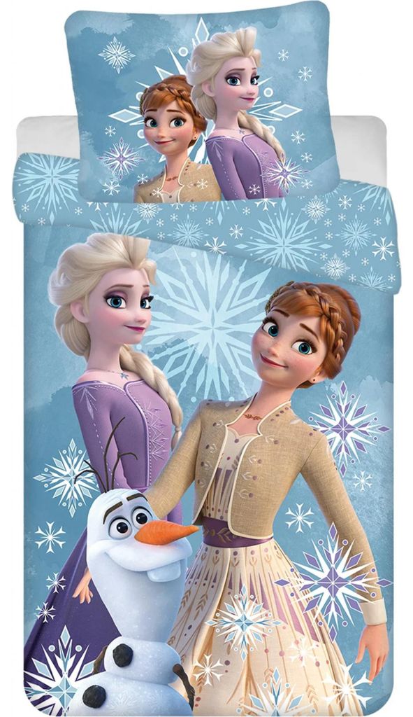 Jerry Fabrics Disney Frozen Baumwolle Bettwäsche Bettbezug Produktbild 