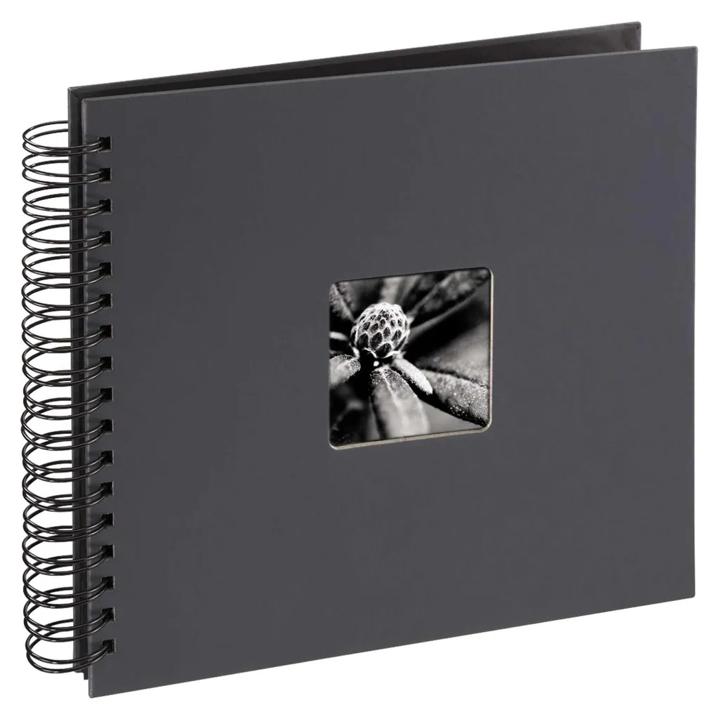Hama 94879 Fine Art Album a Spirale 28x24 cm 50 Pagine Nere Professionale