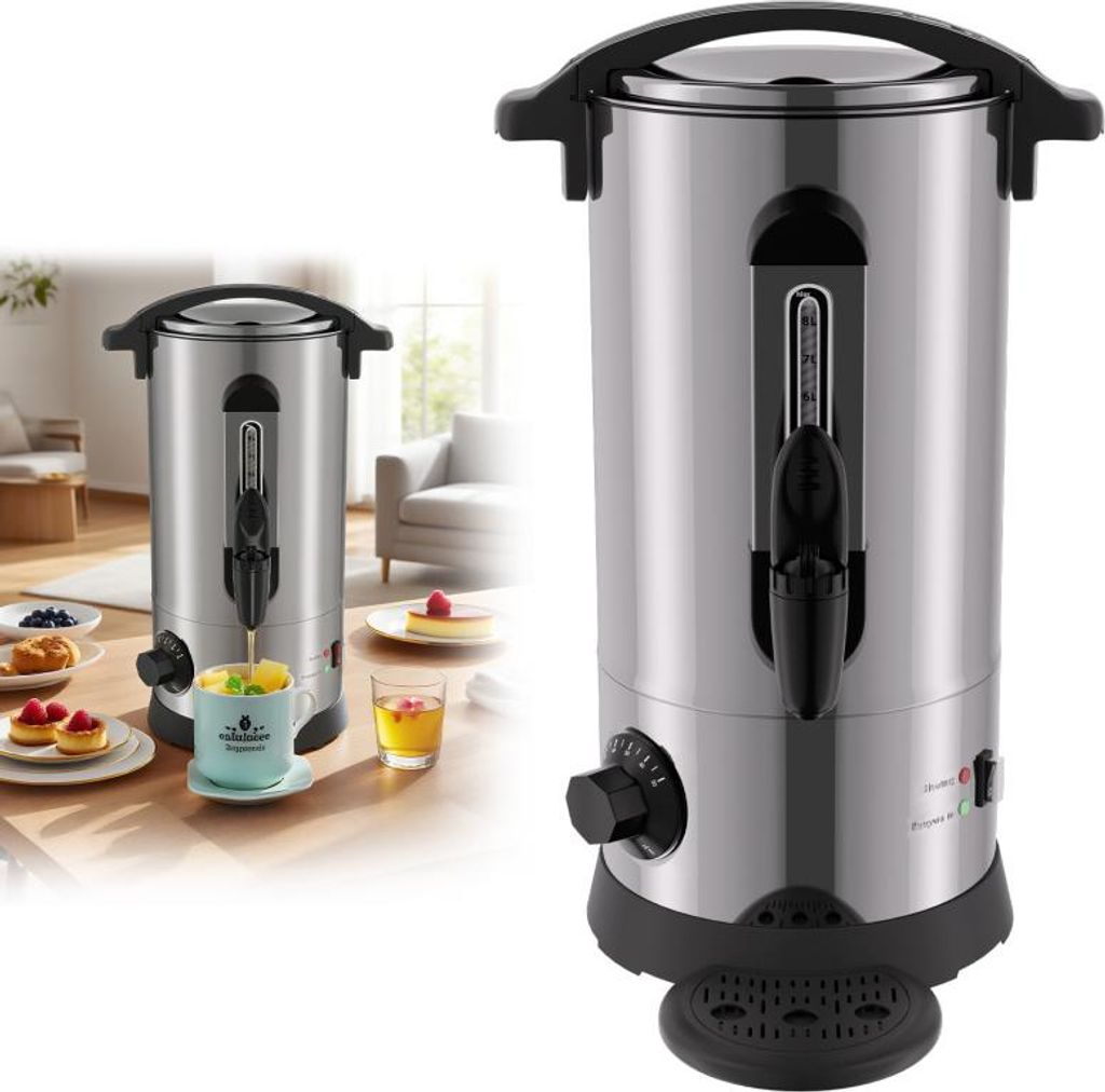 Jayseuw Glühweinkessel 10L Edelstahl Inkl. 10x Becher Produktbild 