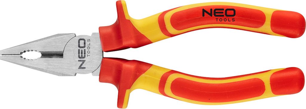NEO 1000V Kombizange Zange Induktionsgehärtet Ergonomischer Griff CrV-Stahl L: 180 MM