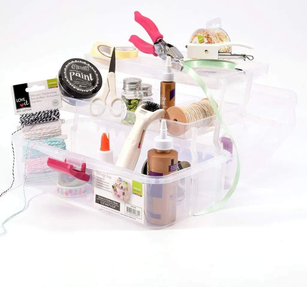 Boîte de rangement multi-compartiments robuste pour trier vos fournitures