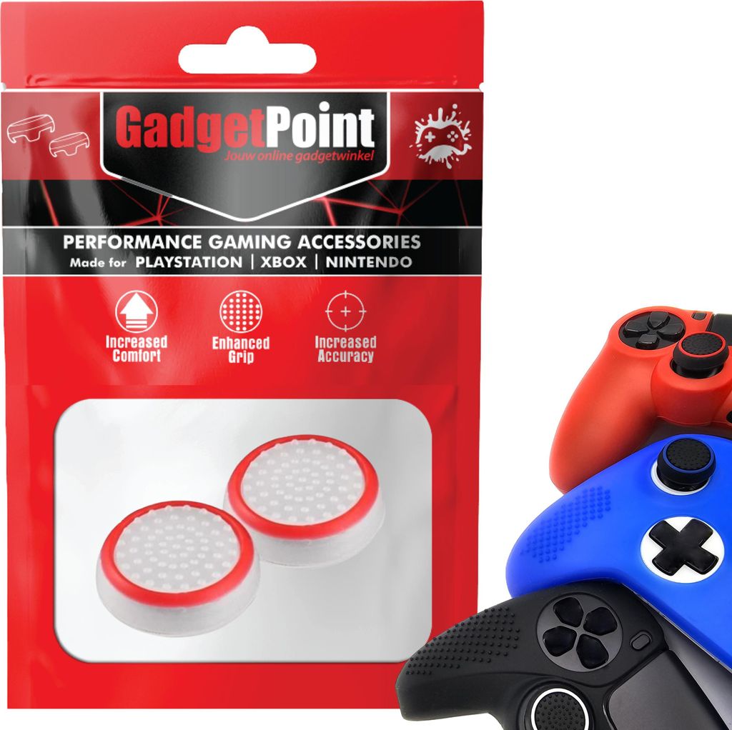 Thumbgrips - Thumb Grips voor PlayStation, PS5, Xbox X/S, One & Switch Pro Controller - Gaming Thumbgrips - Performance Anti-Slip Thumbsticks - Bes...