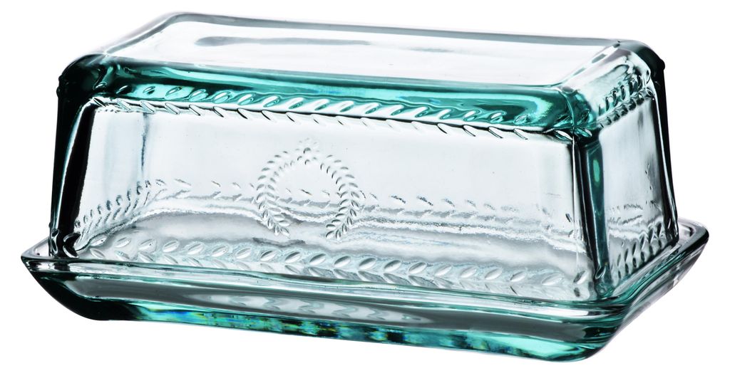 Butterdose Butterglocke Glas Ecila Light Landhausstil Produktbild 