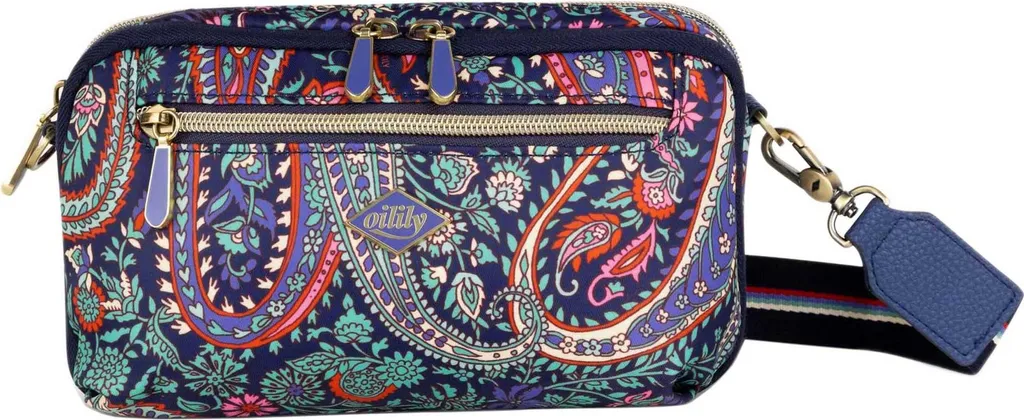 Oilily Sac à Épaule Sutton Shoulder Bag Patriot Blue Design Coloré Original