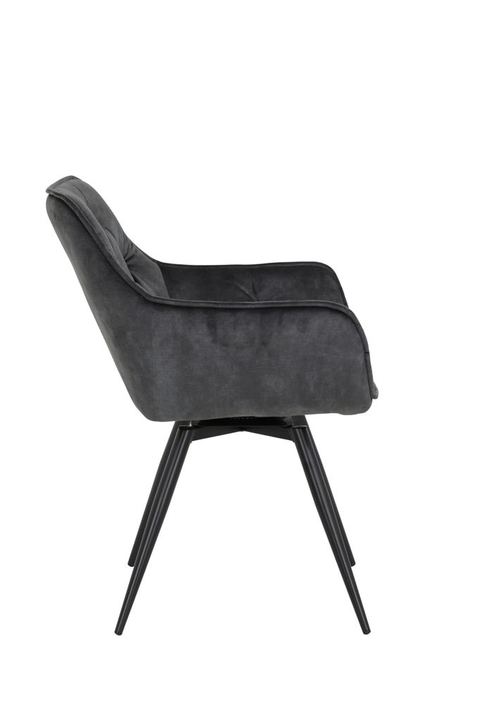Esszimmerstuhl/Sessel Florentina - Samtvelour Vintage Produktbild 3