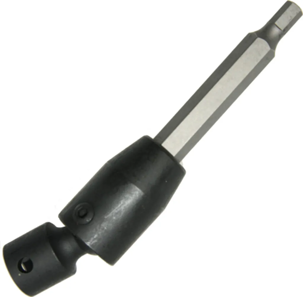 Embout 6 mm long pour accès difficiles avec rotule flexible carré 3/8