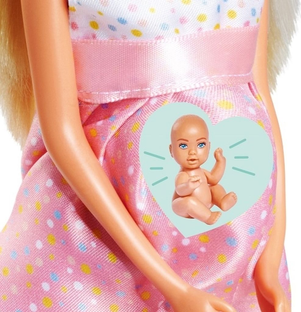 Simba Steffi Love Newborn Baby Room, Schwangere Puppe mit Produktbild 11