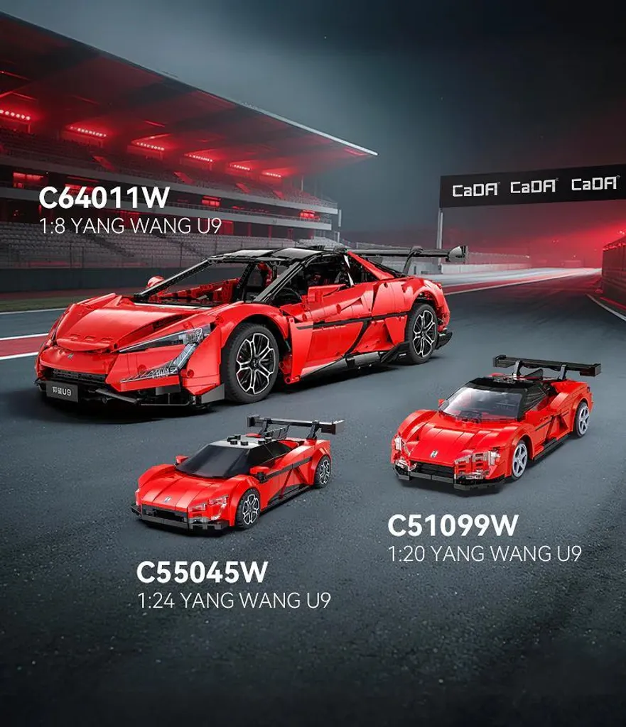 Voiture de Course YangWang U9 en Briques CaDA - Jeu de Construction - 6