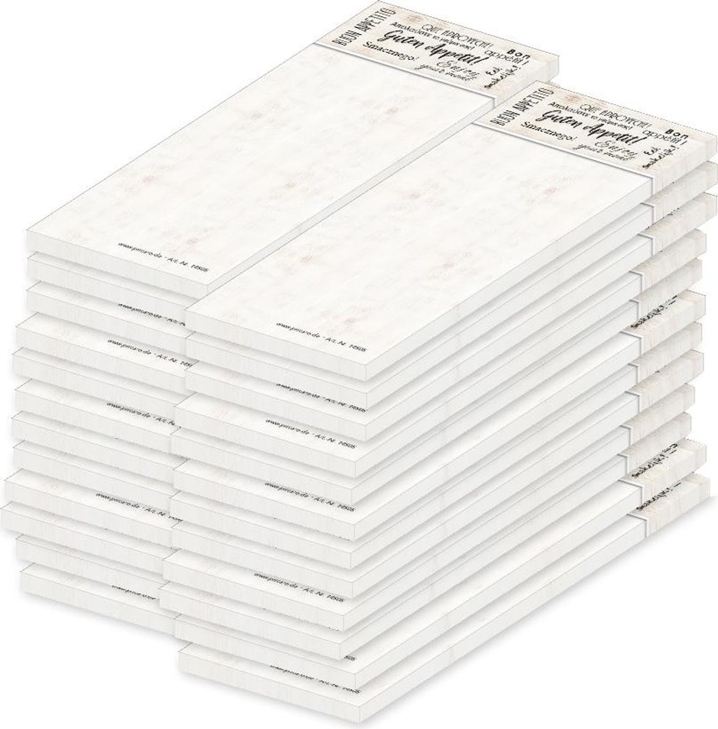 PRICARO Kellnerblock "Guten Appetit", 24 Stück