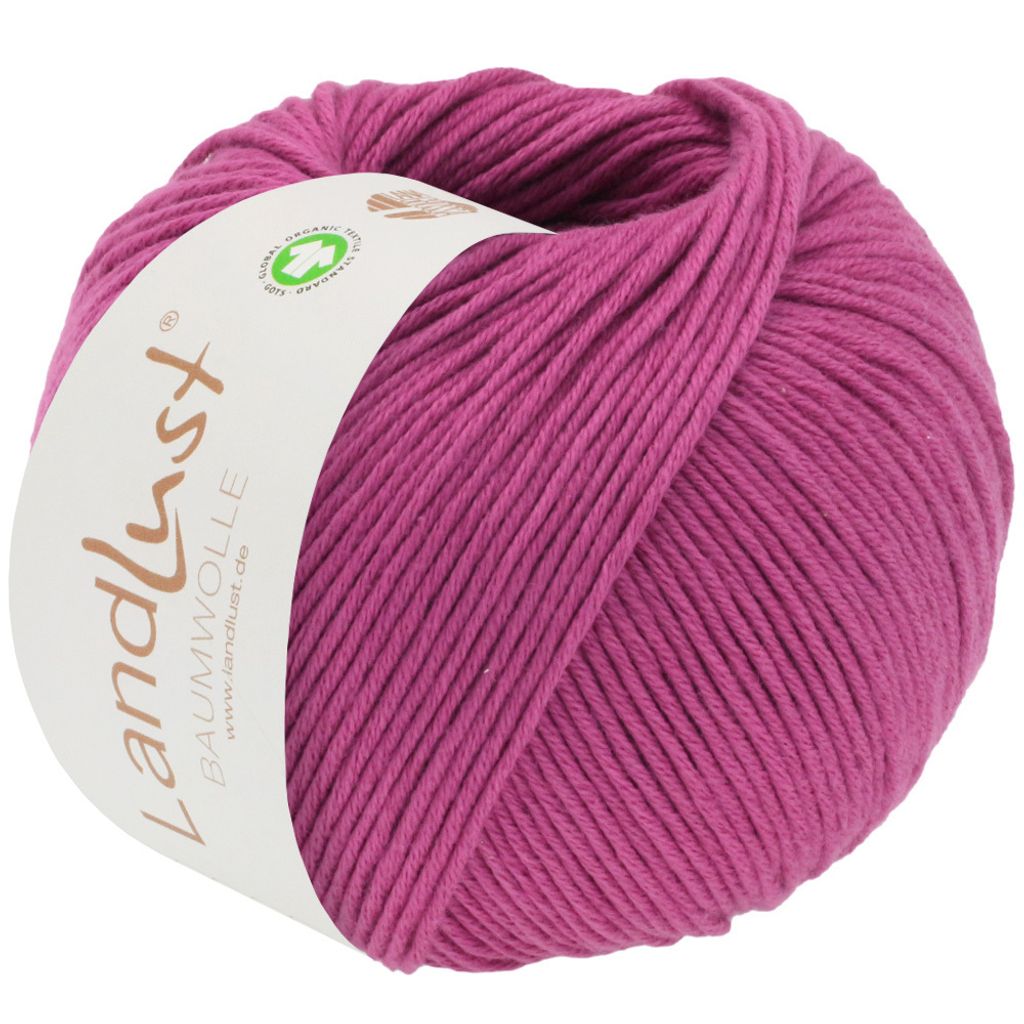 Lana Grossa Landlust Baumwolle GOTS, Farbe:018 - Fuchsia