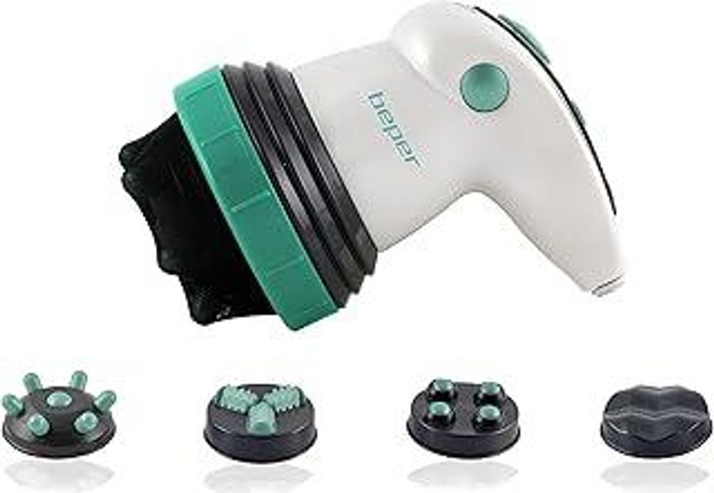 BEPER 40.500 4-in-1 Anti-Cellulite-Massagegerät für Frauen, 25 W, Infrarot-Massage, Dreifache Kreisbewegung, Straffend und festigend, Einstellbar...