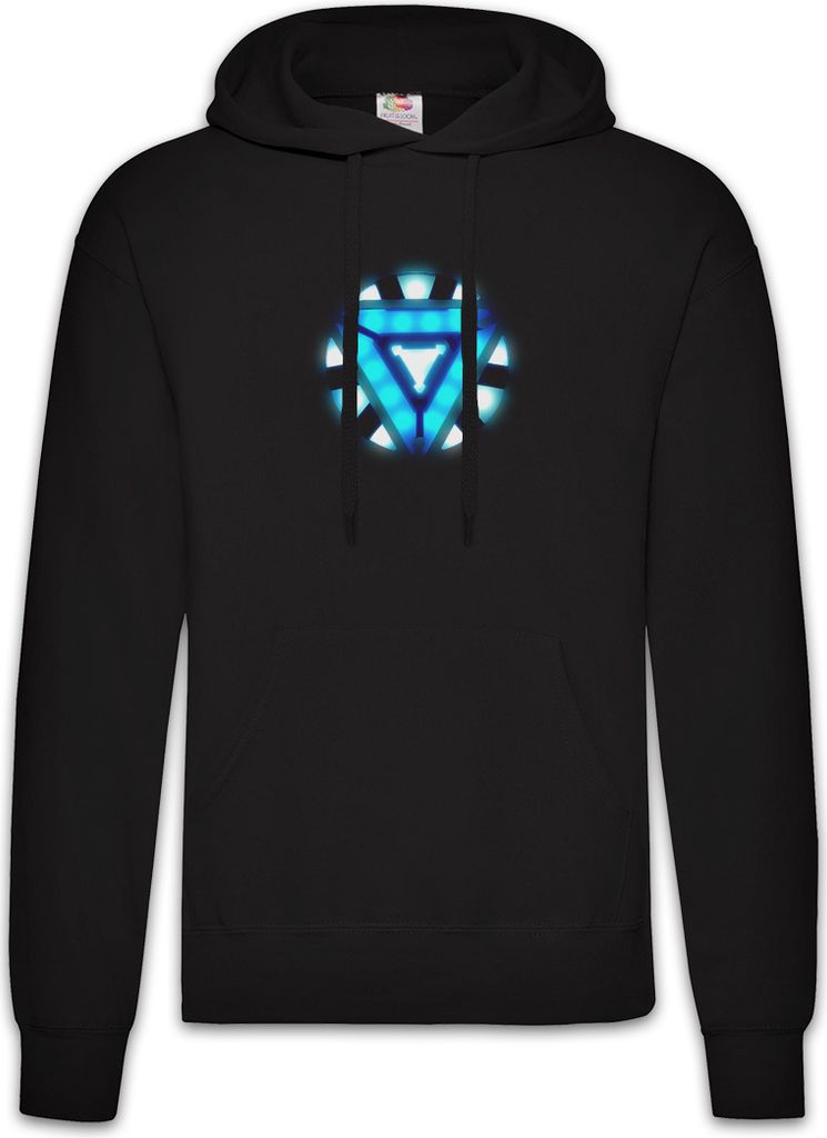 Urban Backwoods Arc Reactor III, Herren Hoodie, Farbe: Schwarz, Größe: L