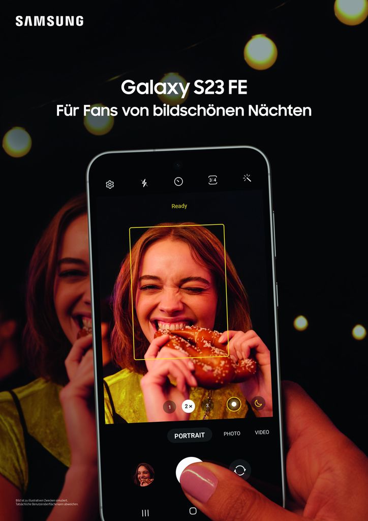 Galaxy S23 FE 128GB 5G Cream Smartphone Produktbild 4