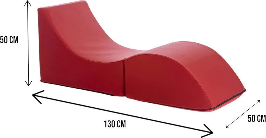 Lit d'Appoint Pliable Arbil Rouge - Solution Gain de Place Italienne