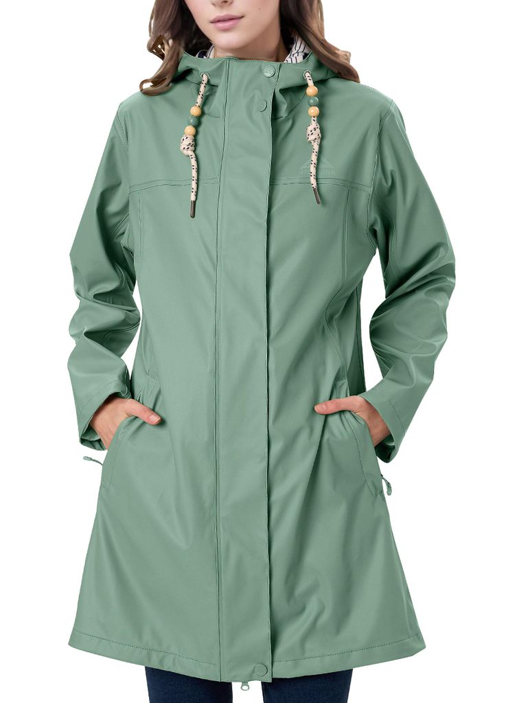 ATLASLAVA Regenmantel Damen Übergangsjacke Produktbild 