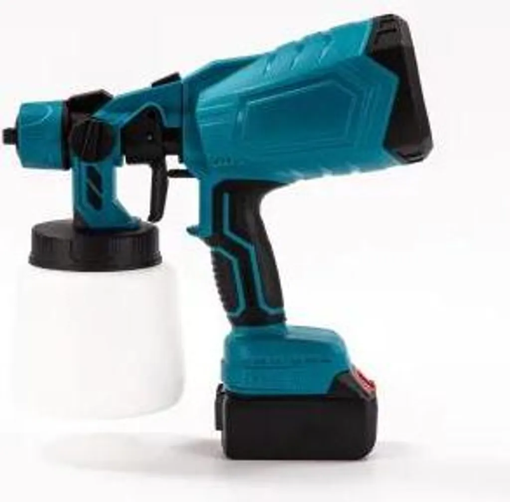Pistolet à peinture 18V 1000ml sans fil : Grande autonomie et finition Or